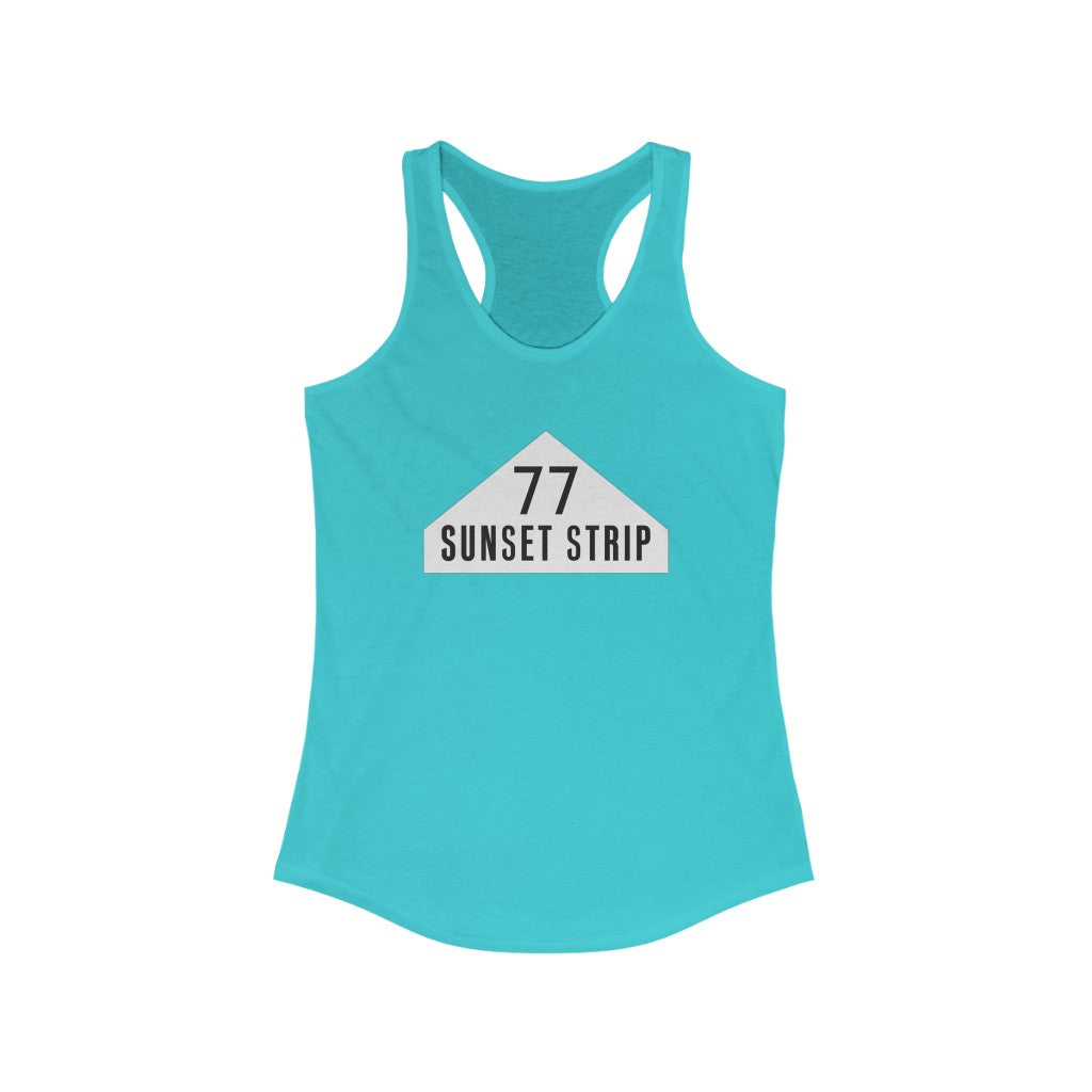 77 Sunset Strip - Retro 1960s TV - Women's Racerback Tank