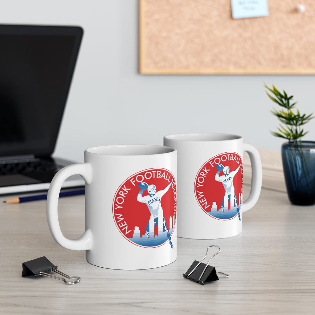 Classic New York Giants Football - Ceramic Mug 11oz