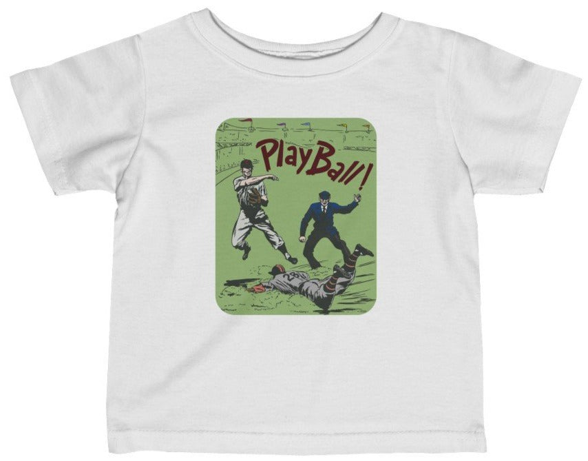 Play Ball baseball baby t-shirt