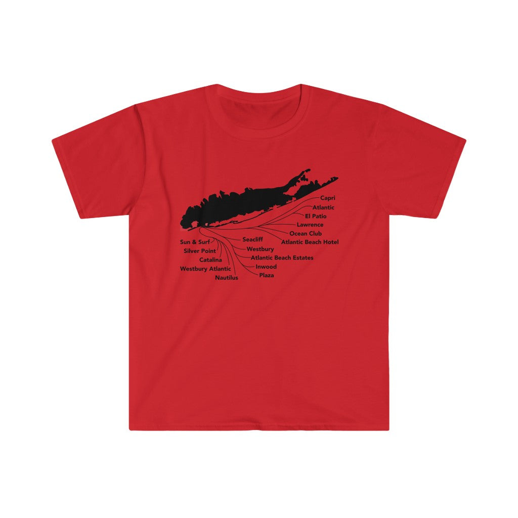 Atlantic Beach Clubs - Unisex T-shirt