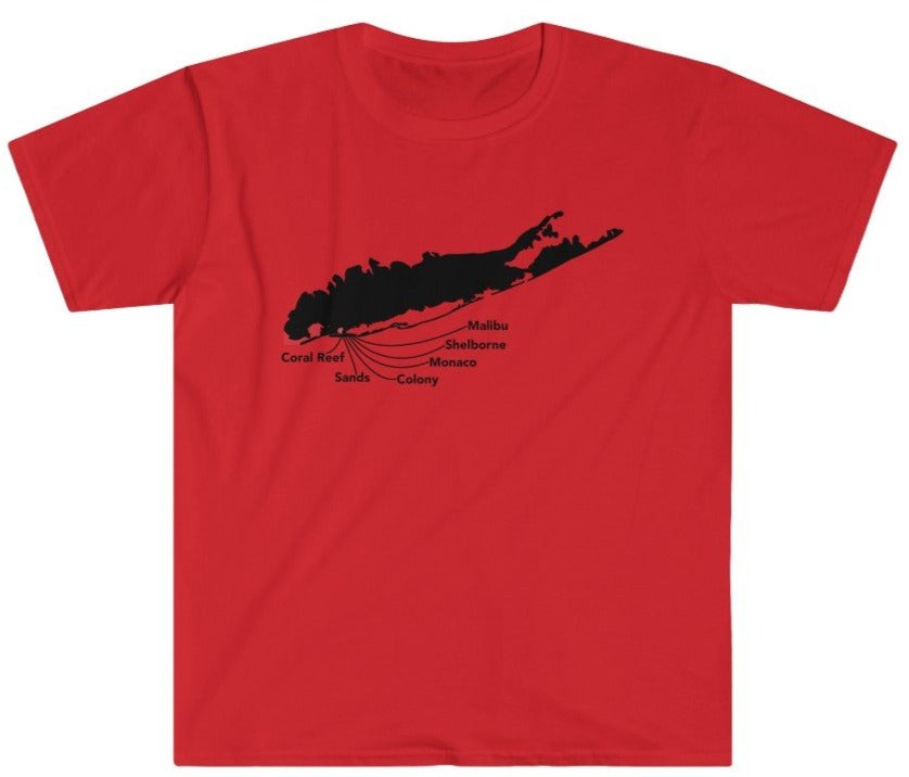 Lido Beach Clubs Unisex T-shirt