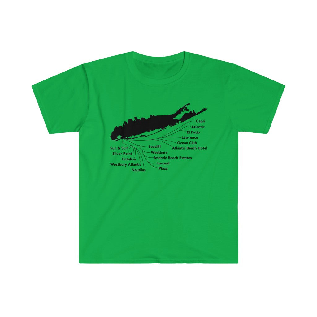 Atlantic Beach Clubs - Unisex T-shirt