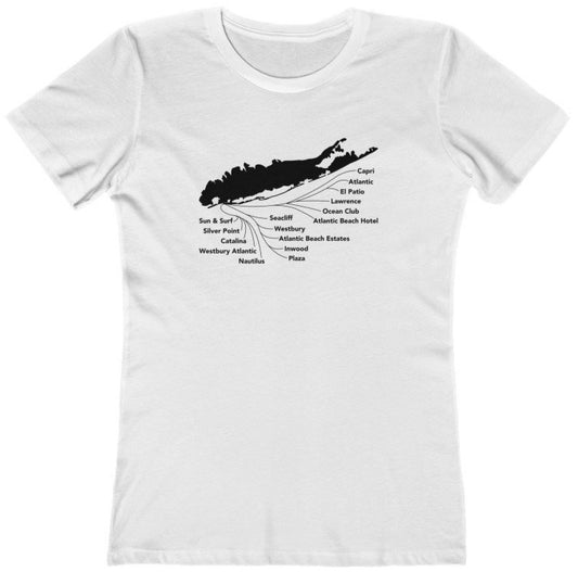 Atlantic Beach beach clubs Long Island t-shirt