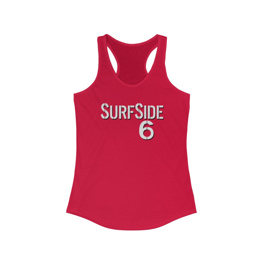 SurfSide 6 - Retro 1960s TV - Women's Racerback Tank