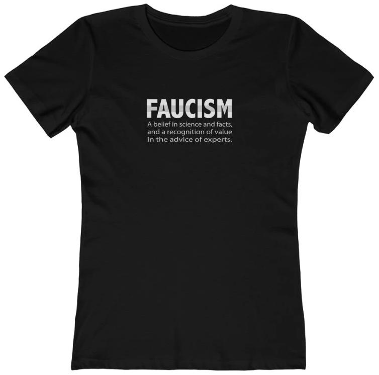 Faucism women's t-shirt