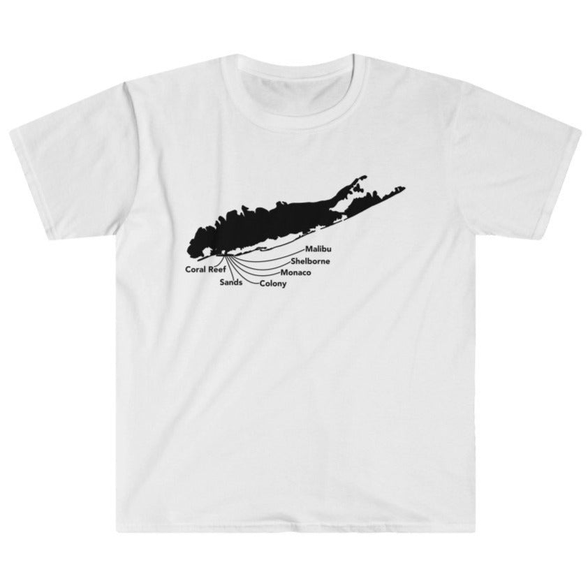 Lido Beach Clubs Unisex T-shirt