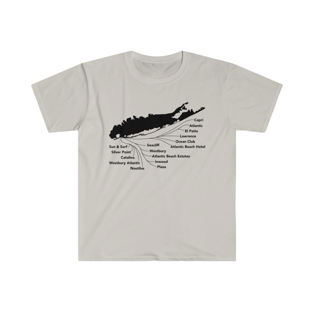 Atlantic Beach Clubs - Unisex T-shirt