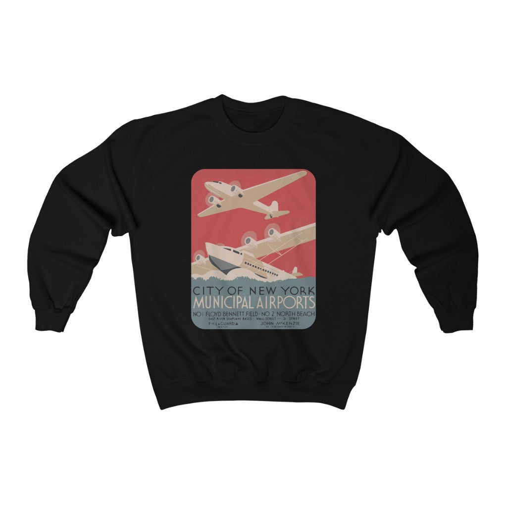 NYC Municipal Airports - Unisex Sweatshirt