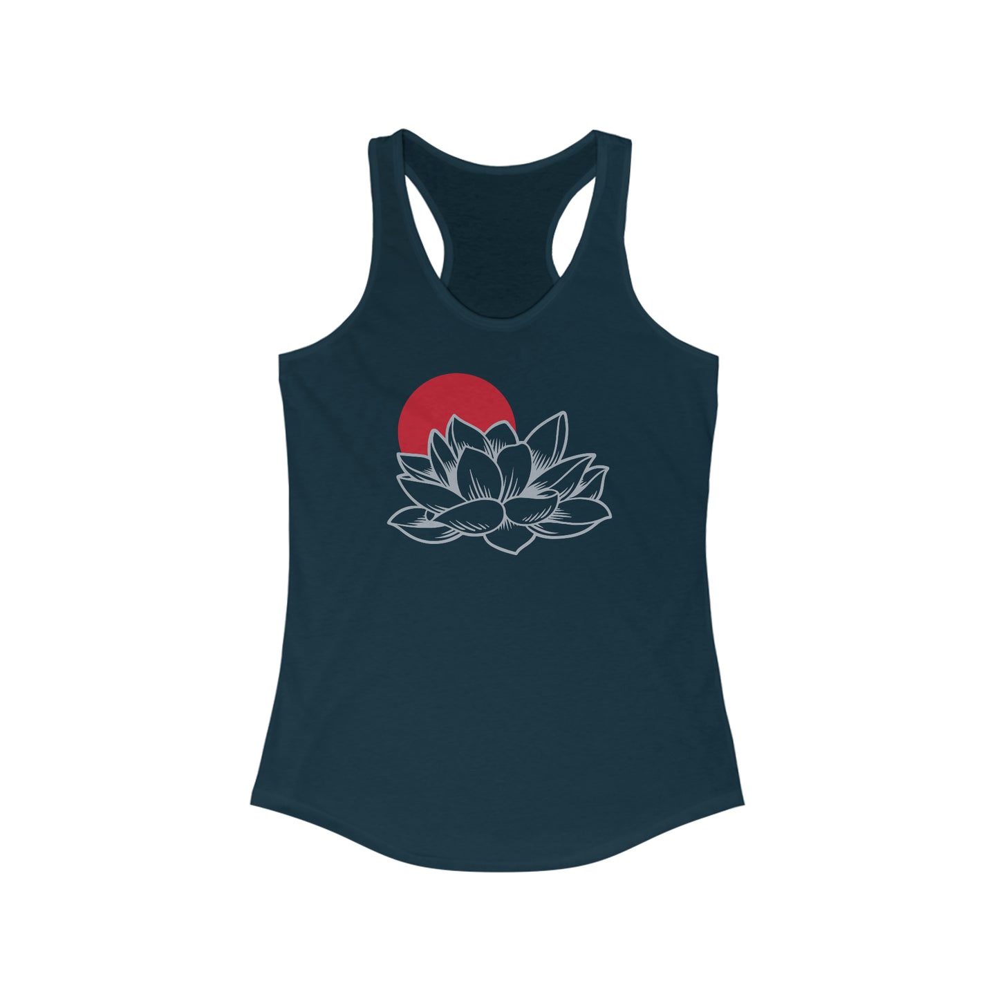 Lotus and Sunset - Women's Racerback Tank