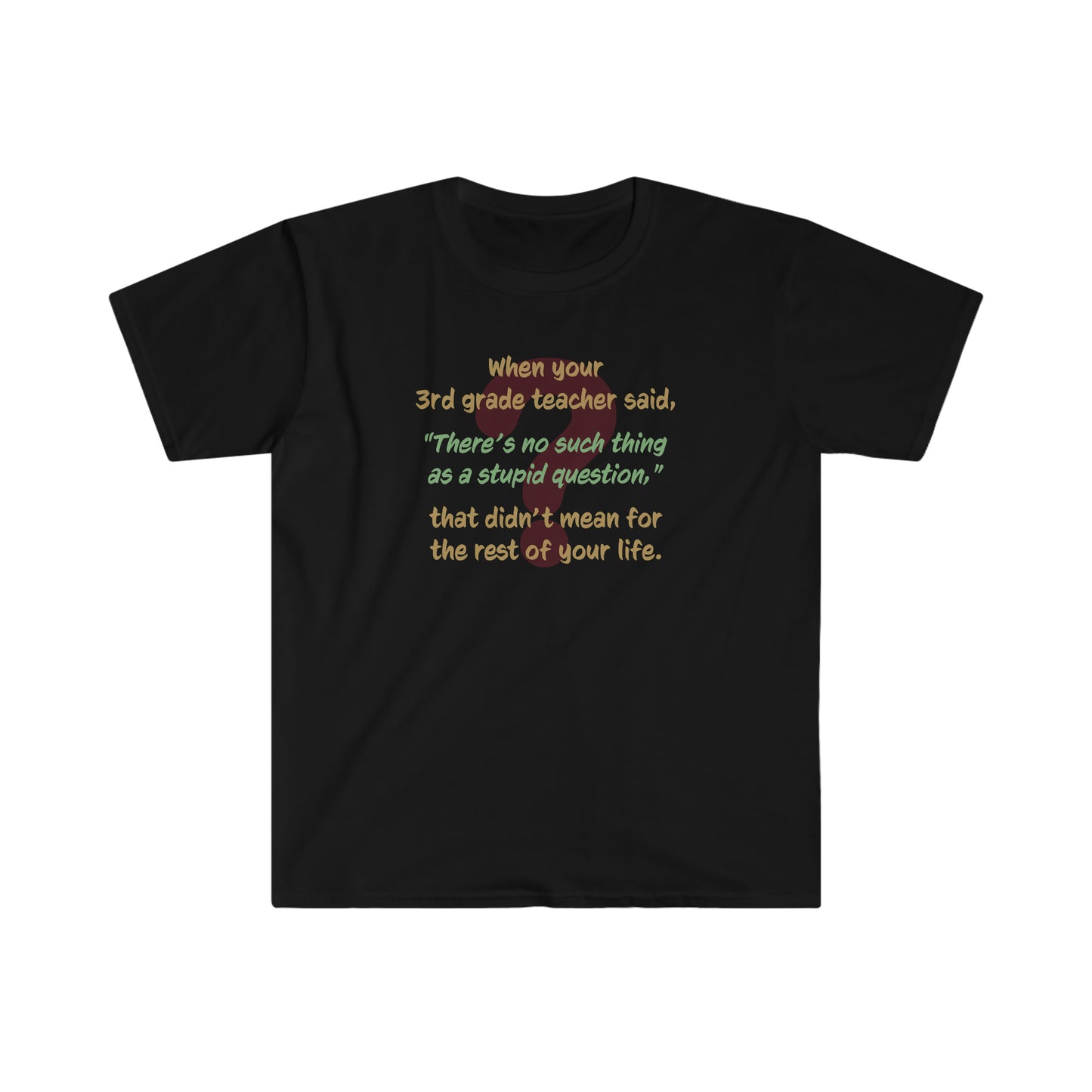 No Such Thing as a Stupid Question - Unisex T-Shirt