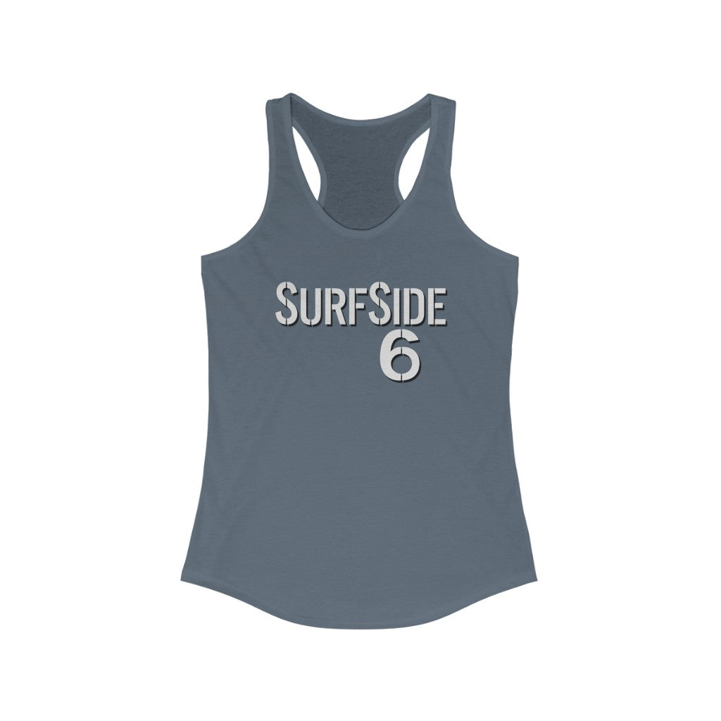 SurfSide 6 - Retro 1960s TV - Women's Racerback Tank