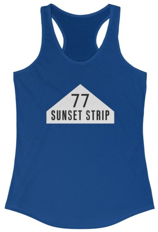 77 Sunset Strip - Retro 1960s TV - Women's Racerback Tank