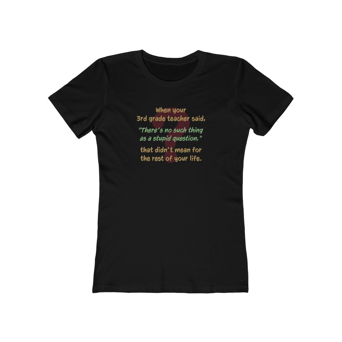 No Such Thing as a Stupid Question - Women's T-Shirt