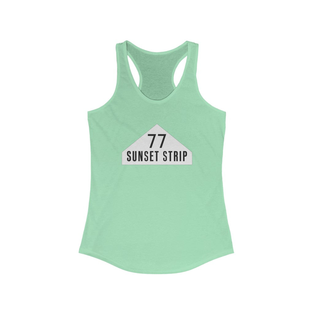 77 Sunset Strip - Retro 1960s TV - Women's Racerback Tank