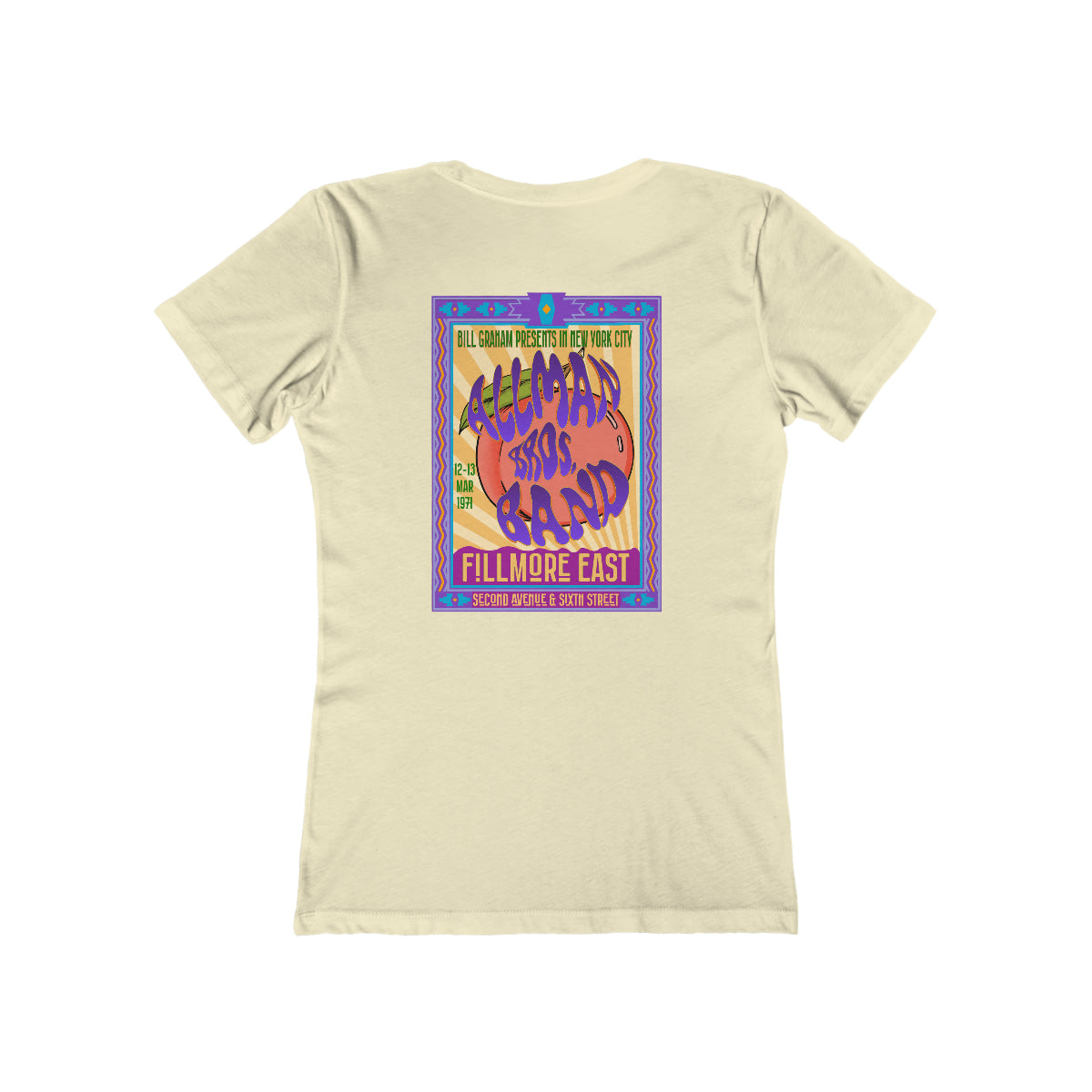 Fillmore East/Allman Bros at the Fillmore - Front/Back Women's T-Shirt
