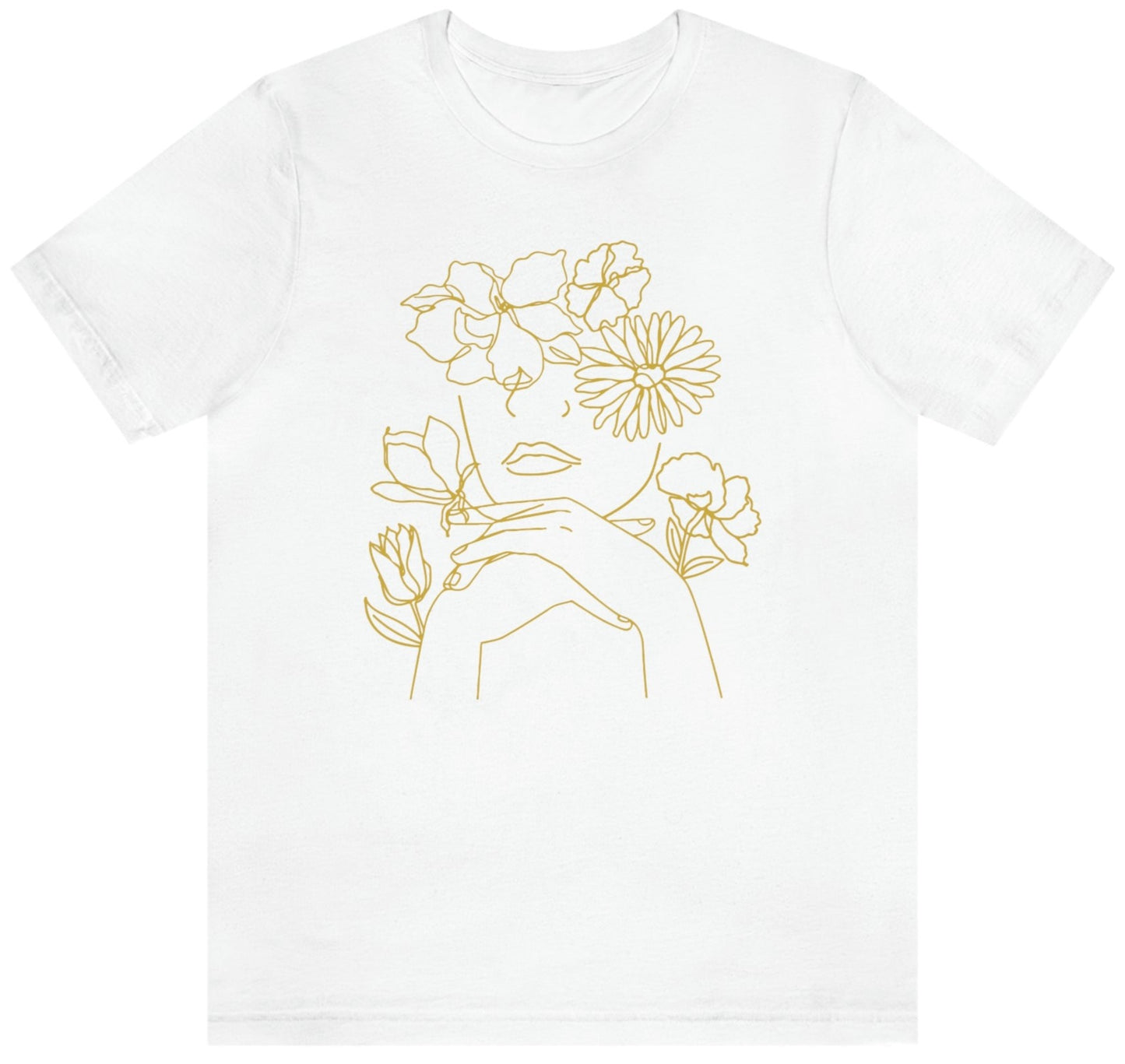 Woman Among the Flowers - Unisex T-Shirt