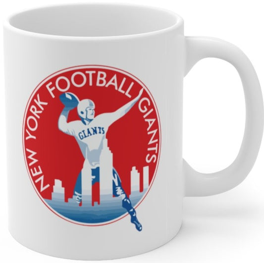 Throwback New York Football Giants - Ceramic Mug 11oz