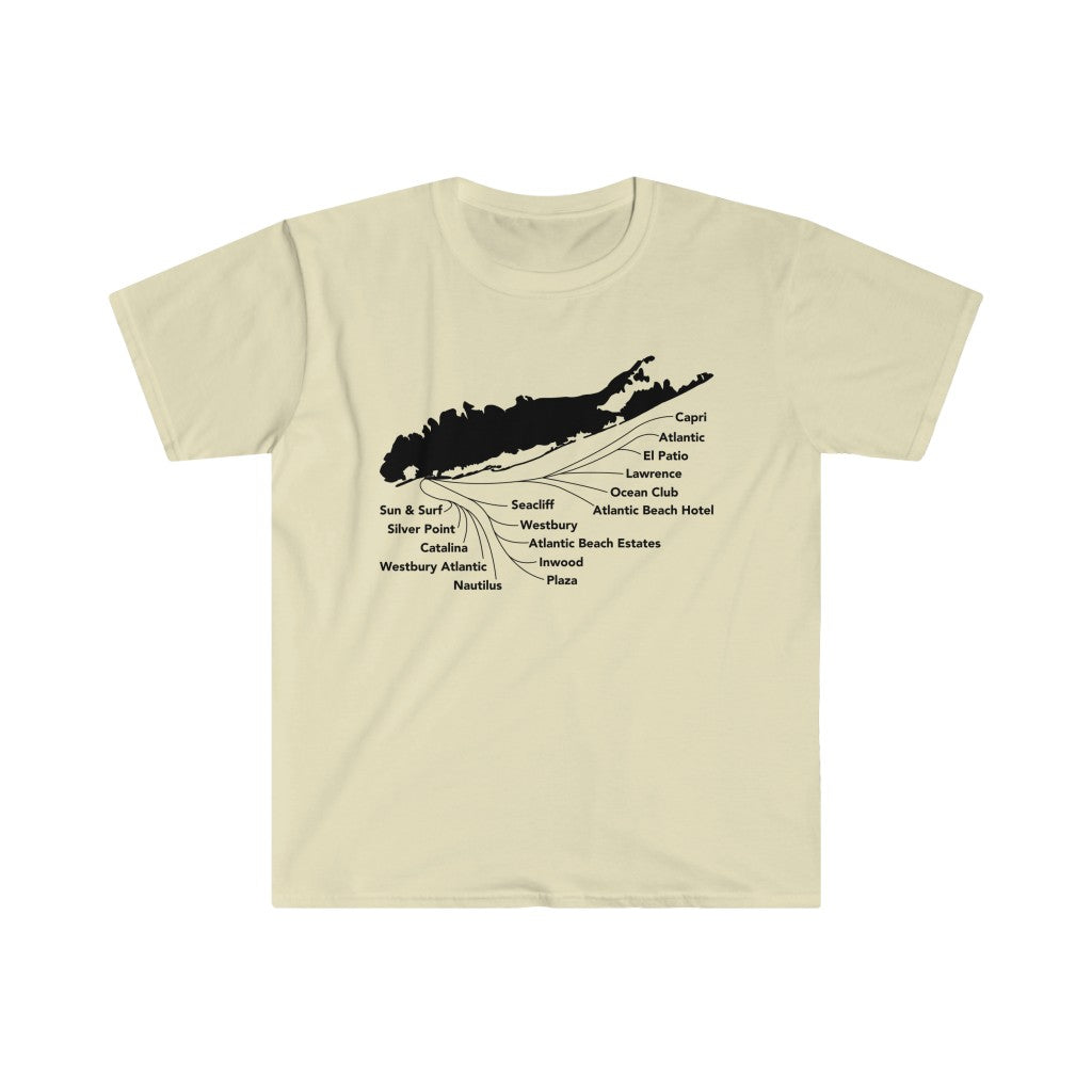 Atlantic Beach Clubs - Unisex T-shirt