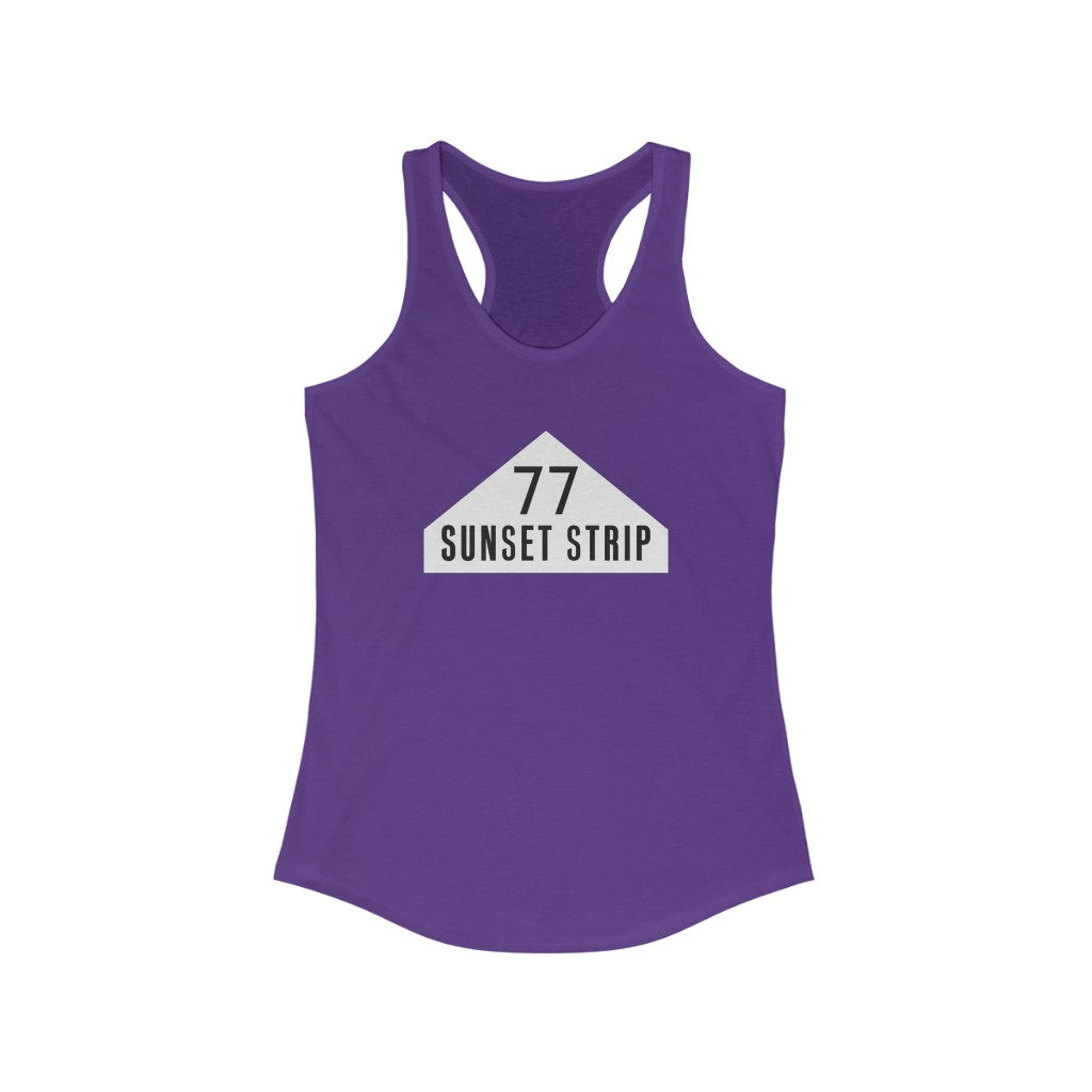 77 Sunset Strip - Retro 1960s TV - Women's Racerback Tank