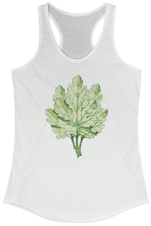 Chrysanthemum Leaves - Women's Racerback Tank