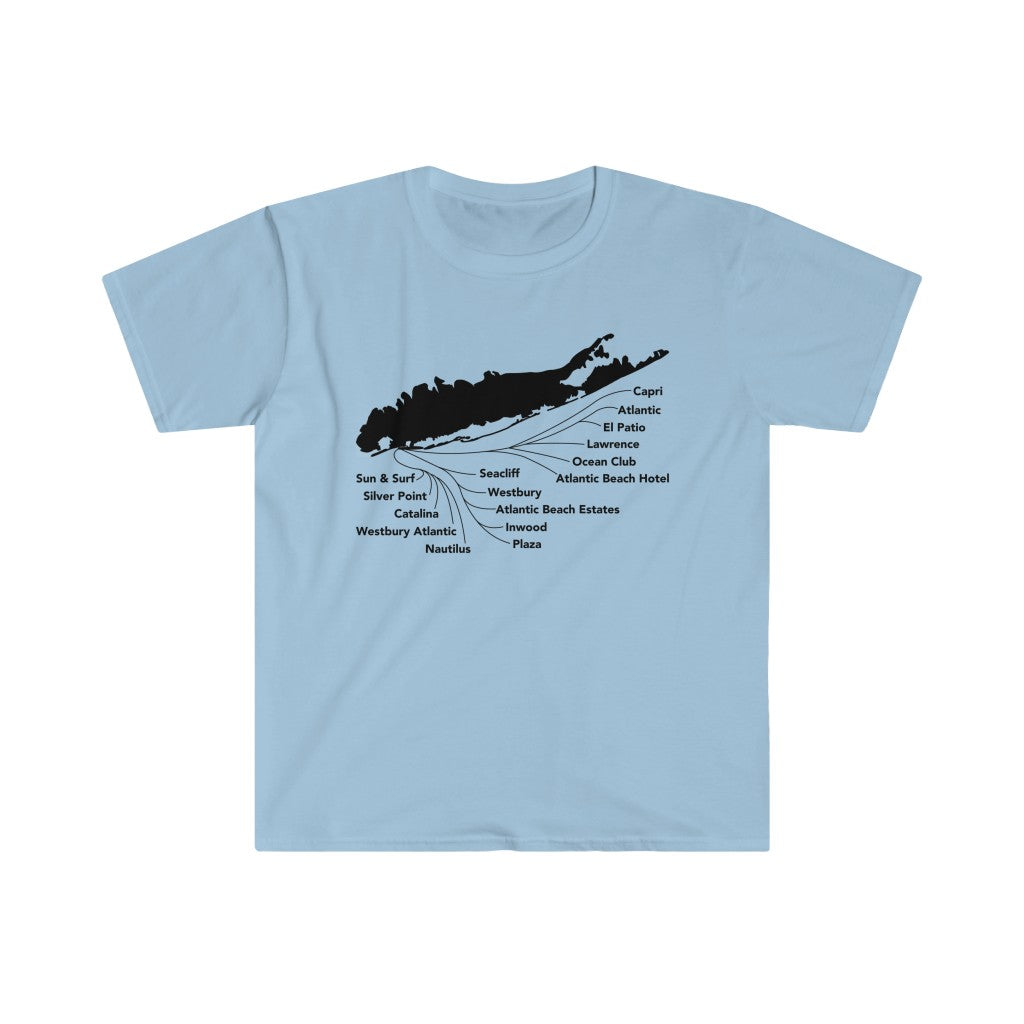 Atlantic Beach Clubs - Unisex T-shirt