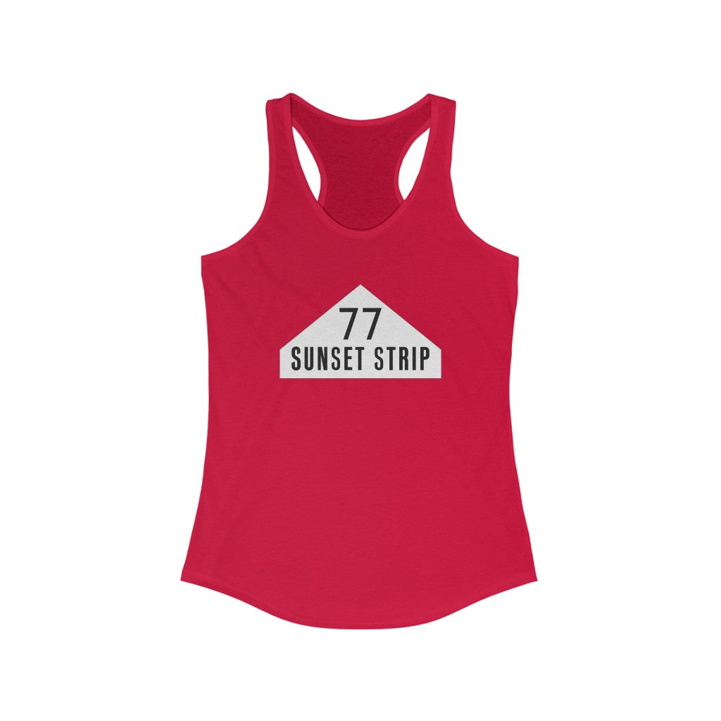77 Sunset Strip - Retro 1960s TV - Women's Racerback Tank
