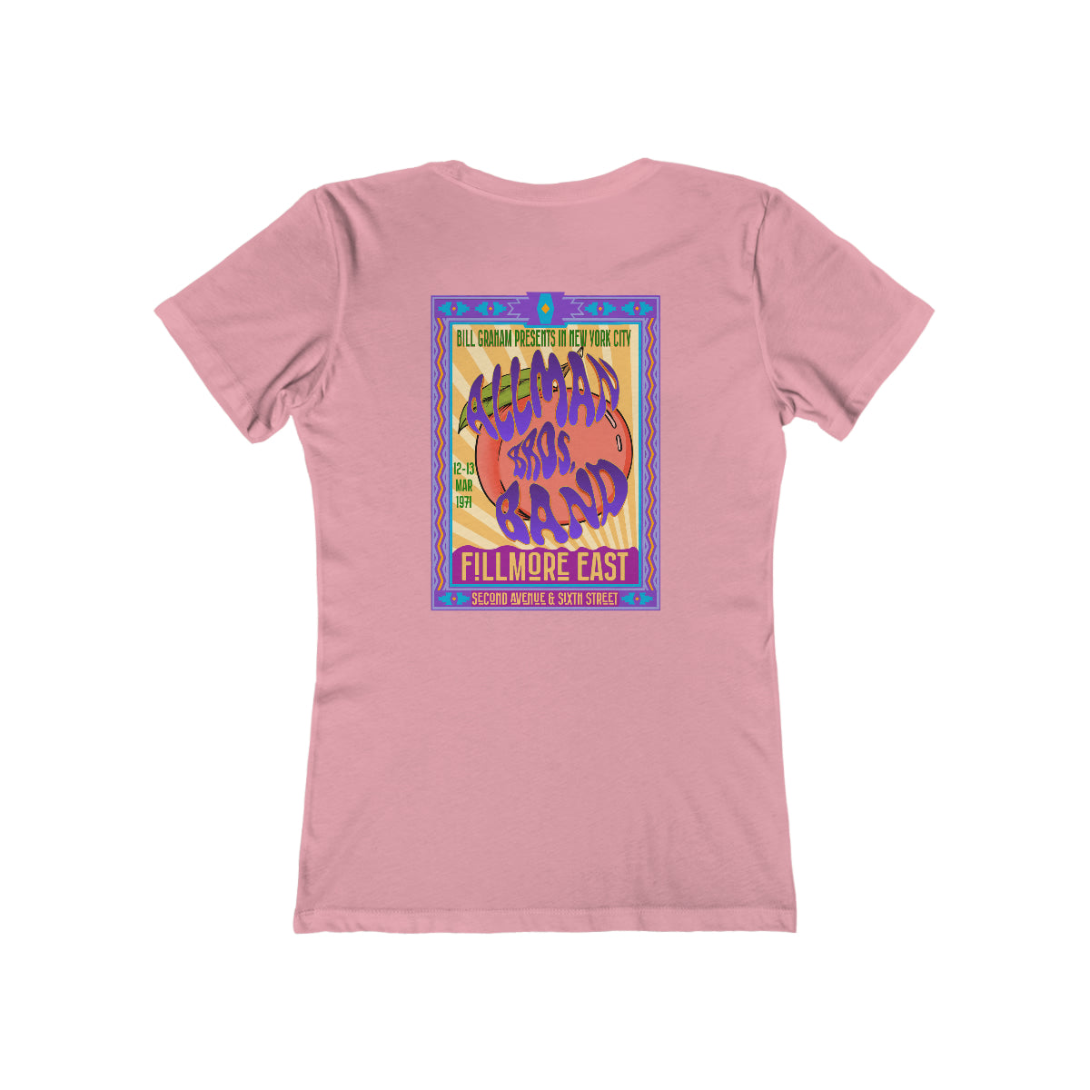 Fillmore East/Allman Bros at the Fillmore - Front/Back Women's T-Shirt