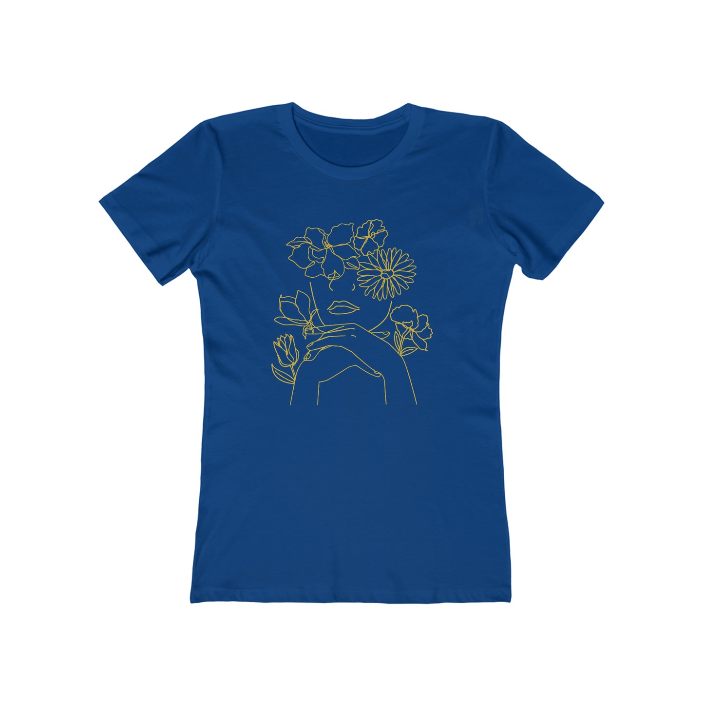 Woman Among the Flowers - Women's T-Shirt