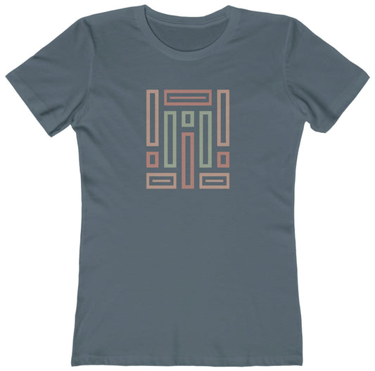 Open Rectangles - Original Graphic Women's T-Shirt