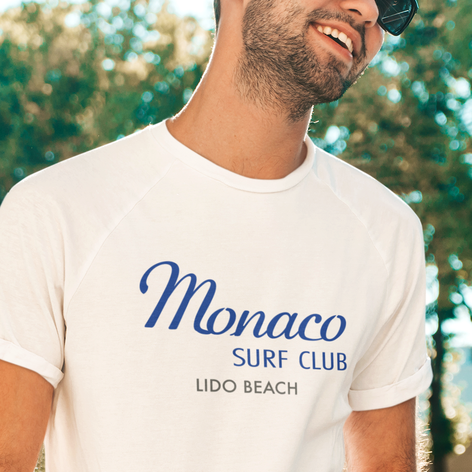 Monaco Surf Club - Lido Beach - Unisex T-Shirt
