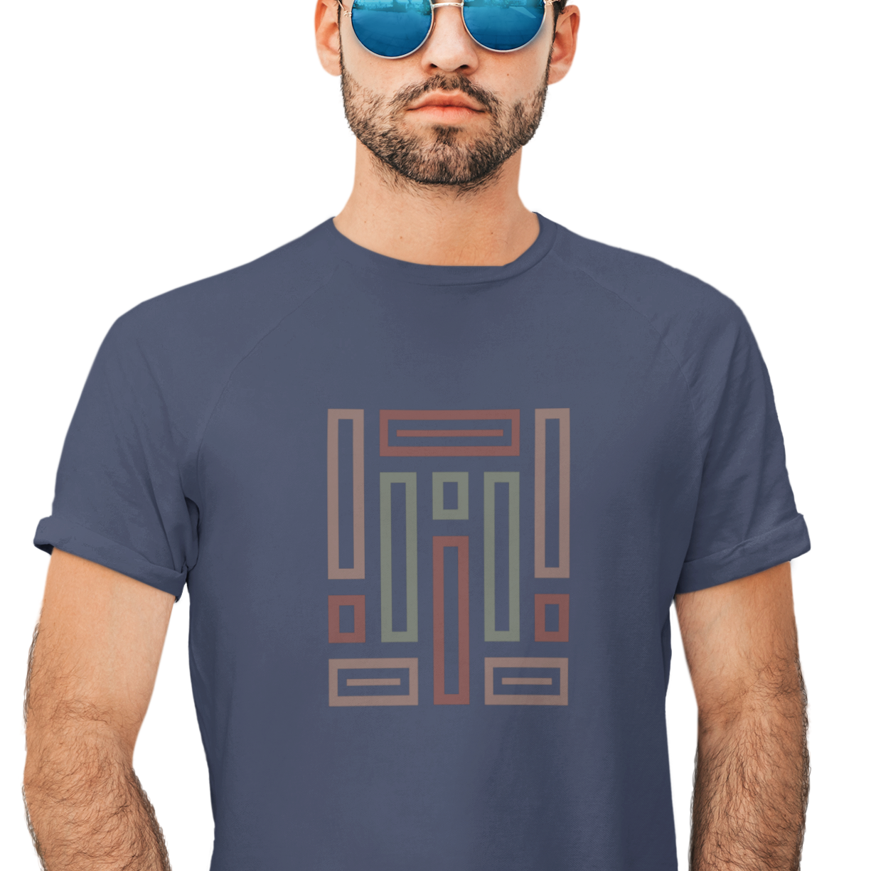 Open Rectangles - Original Graphic Unisex T-Shirt