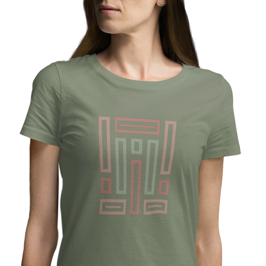 Open Rectangles - Original Graphic Women's T-Shirt