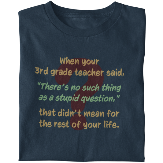 No Such Thing as a Stupid Question - Unisex T-Shirt