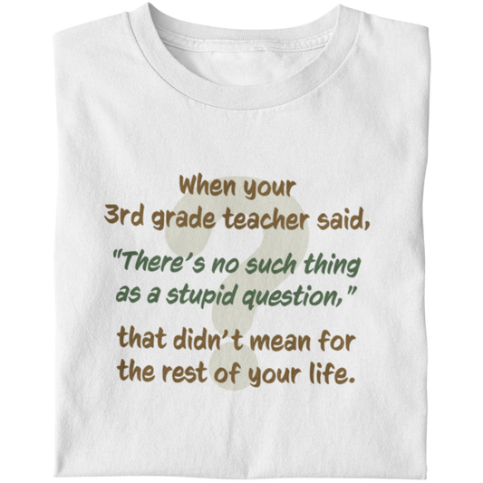 No Such Thing as a Stupid Question - Women's T-Shirt