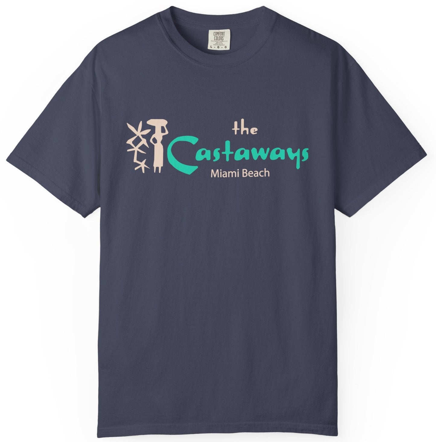 T-shirt with 'The Castaways Miami Beach' logo 