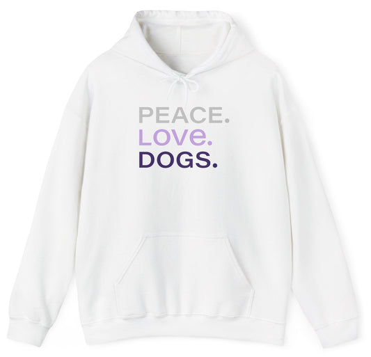 Peace Love Dogs Custom Hoodie