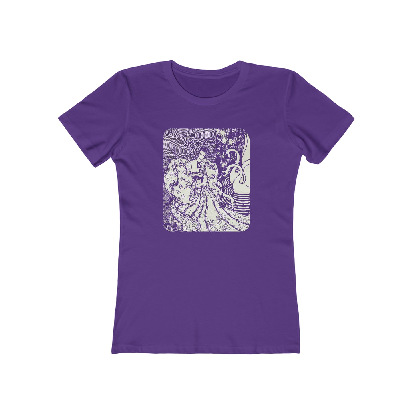 Woman and Swans - Women's T-Shirt