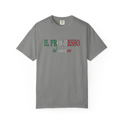 Il Progresso T-Shirt Italian Newspaper Unisex Tee