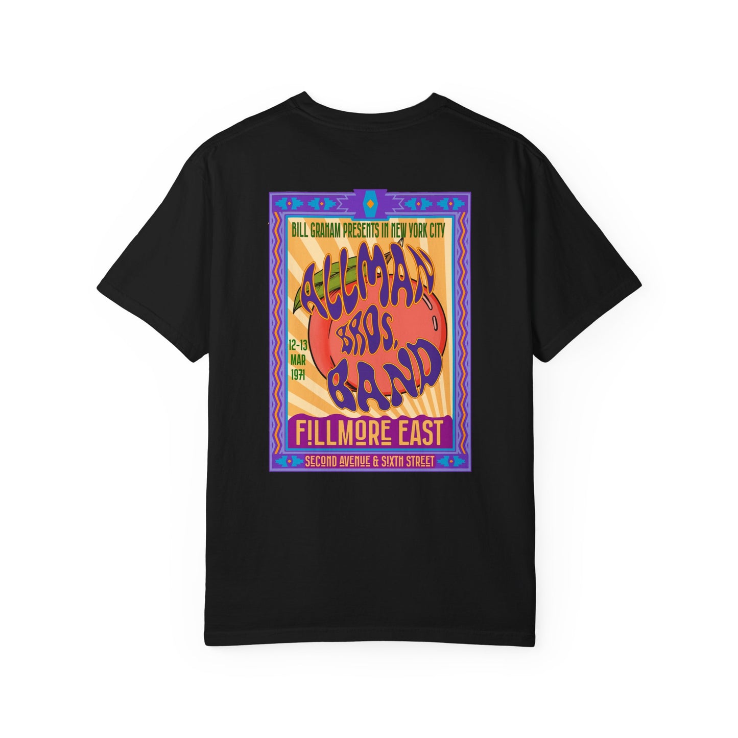 Fillmore East/Allman Bros at the Fillmore Front/Back Unisex T-Shirt