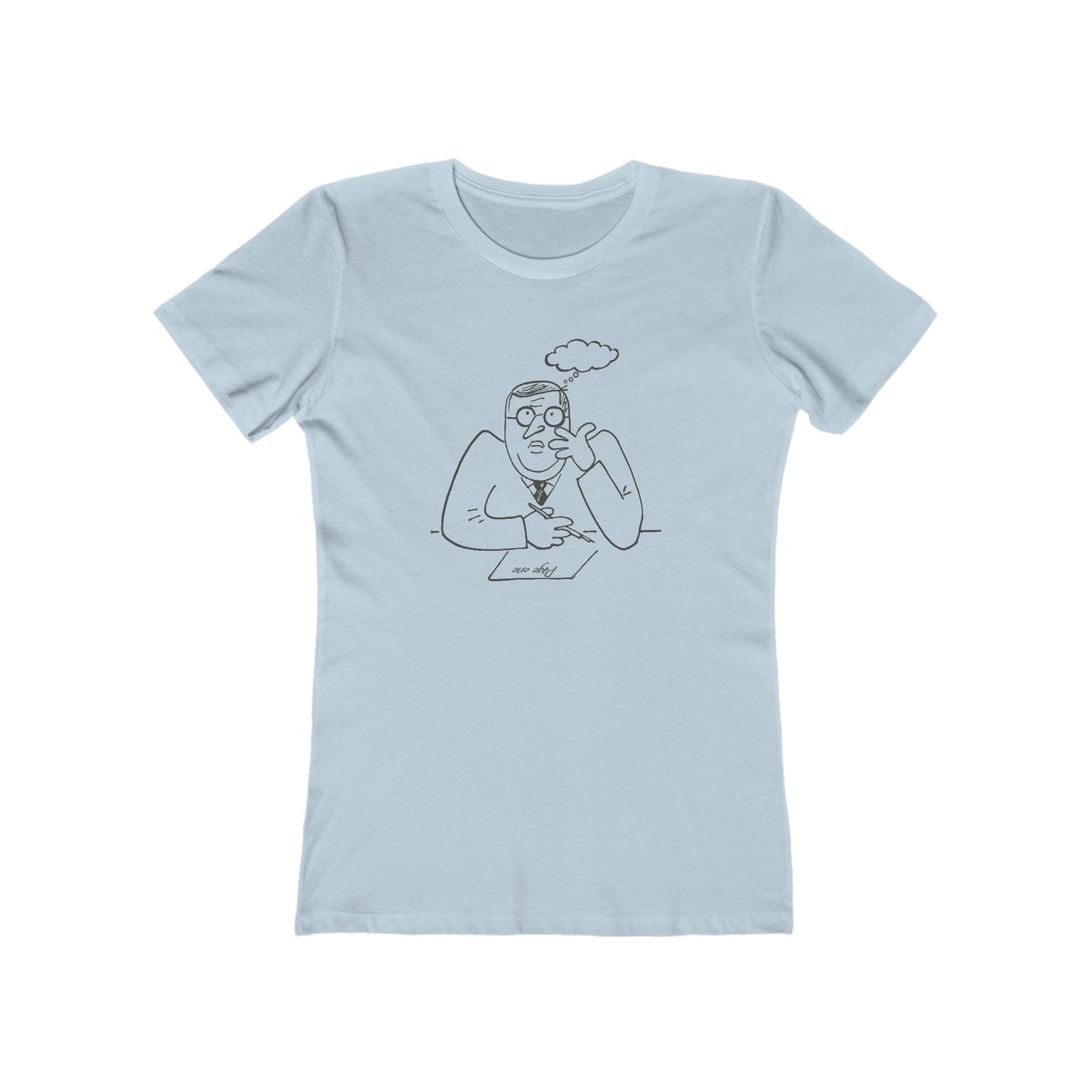Blank Mind T-Shirt Writer's Block Tee Women's