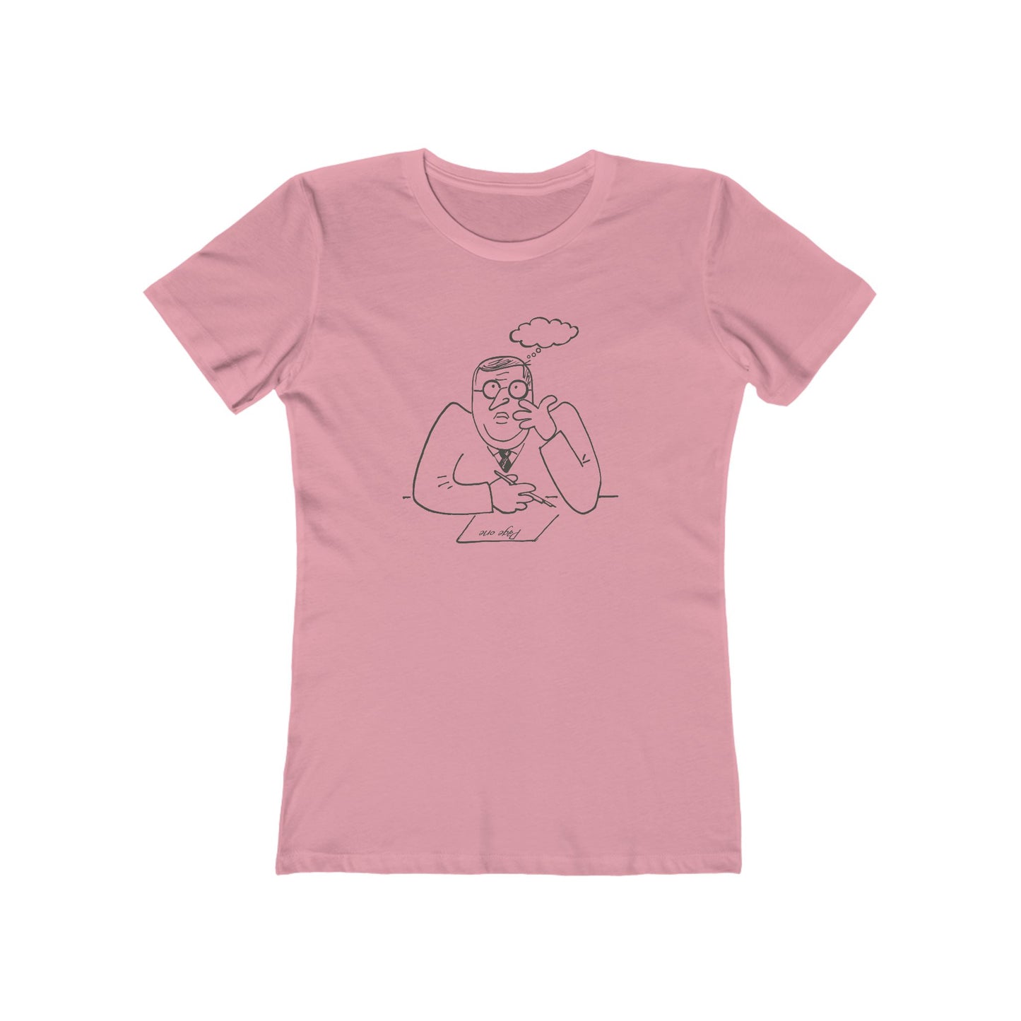 Blank Mind T-Shirt Writer's Block Tee Women's