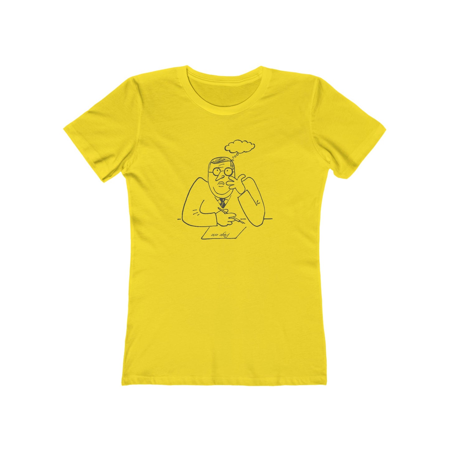 Blank Mind T-Shirt Writer's Block Tee Women's