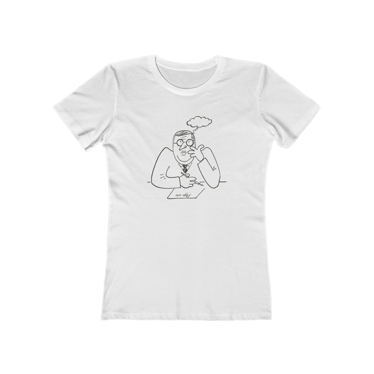 Blank Mind T-Shirt Writer's Block Tee Women's