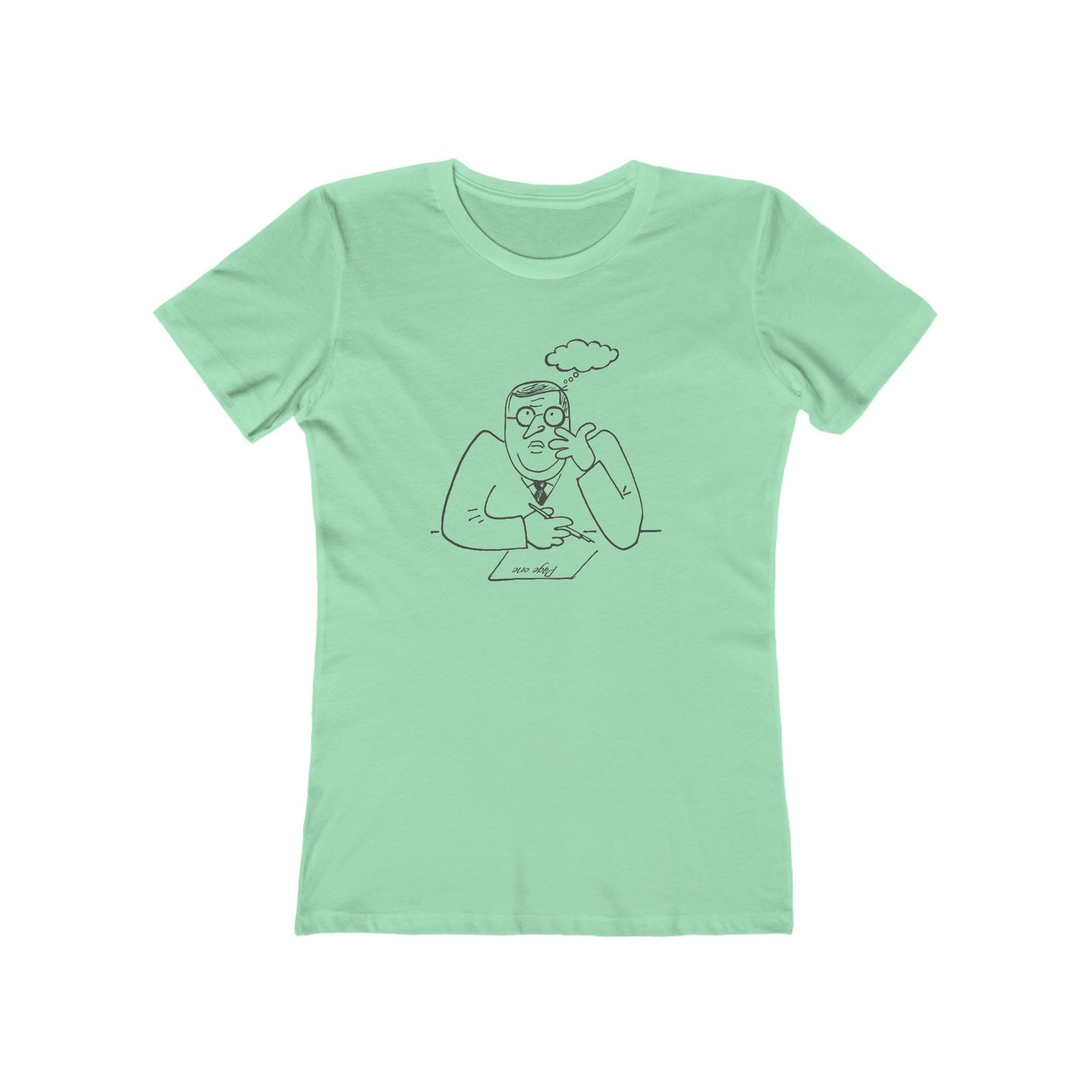 Blank Mind T-Shirt Writer's Block Tee Women's
