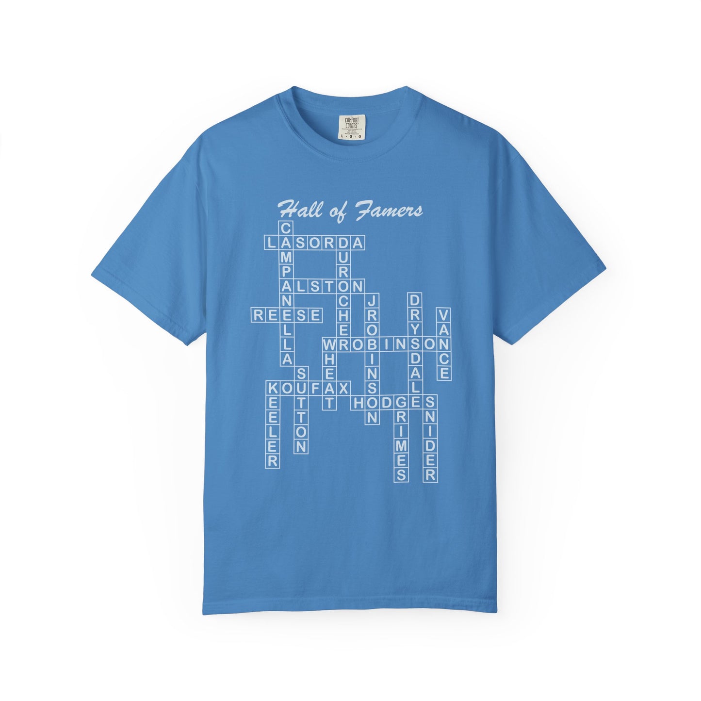 Dodgers Hall of Famers Crossword Unisex T-Shirt