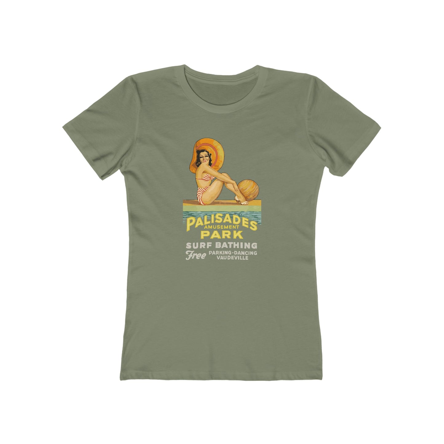 Palisades Amusement Park T-Shirt, New Jersey Tee Women's