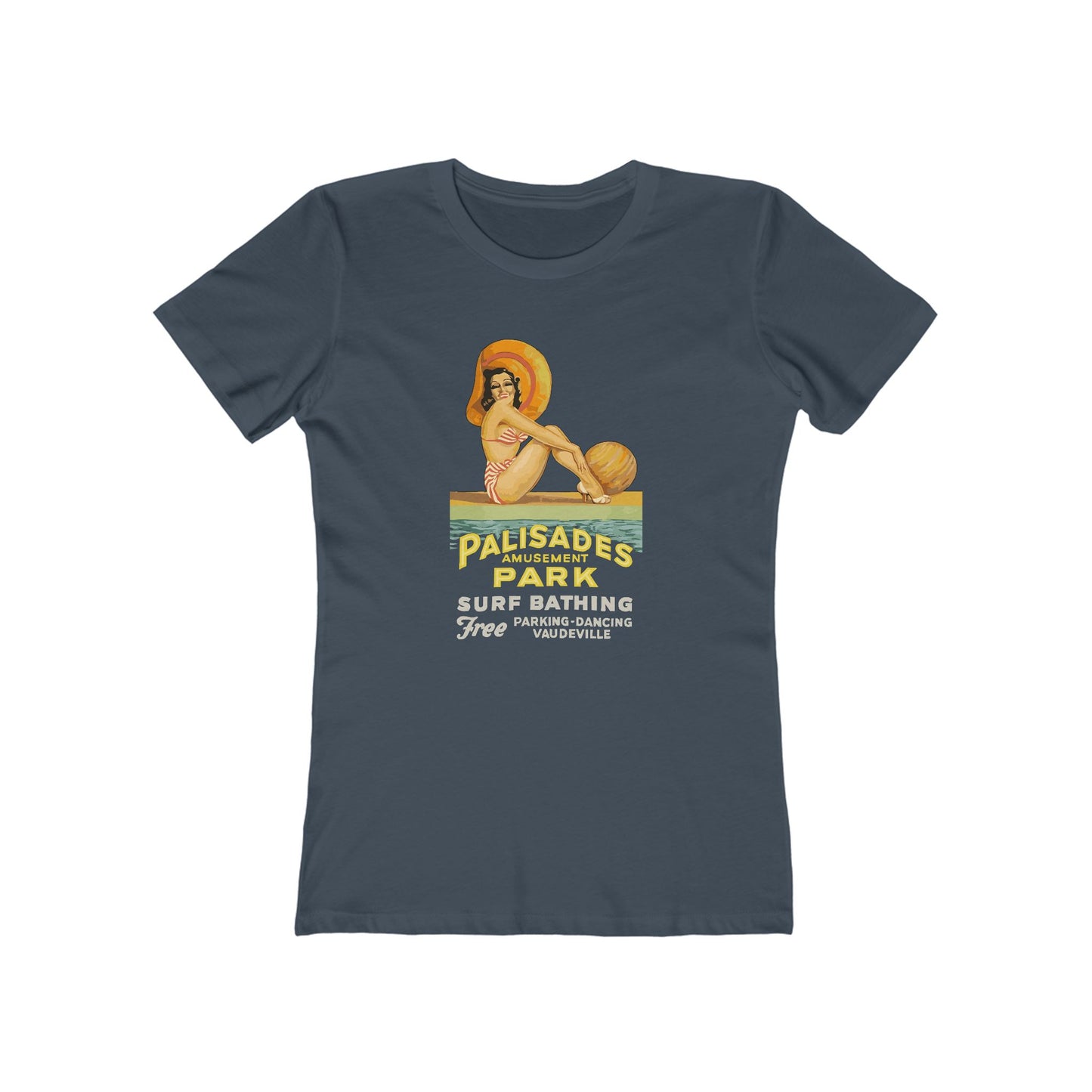 Palisades Amusement Park T-Shirt, New Jersey Tee Women's