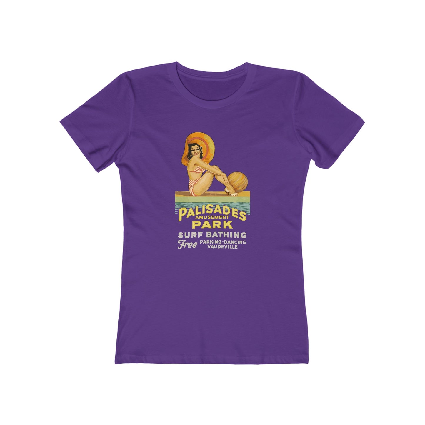Palisades Amusement Park T-Shirt, New Jersey Tee Women's
