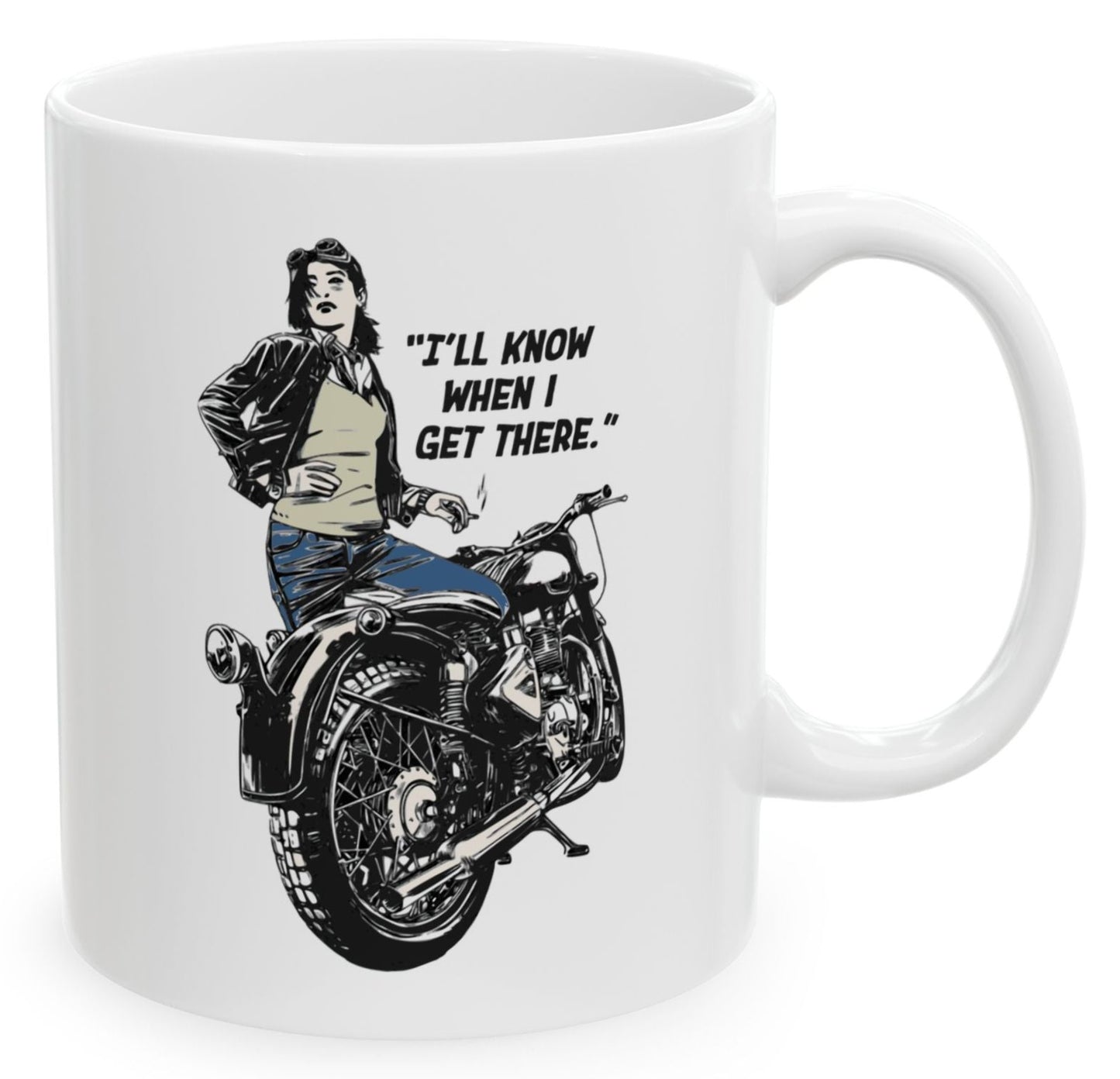 Motorcycle mug