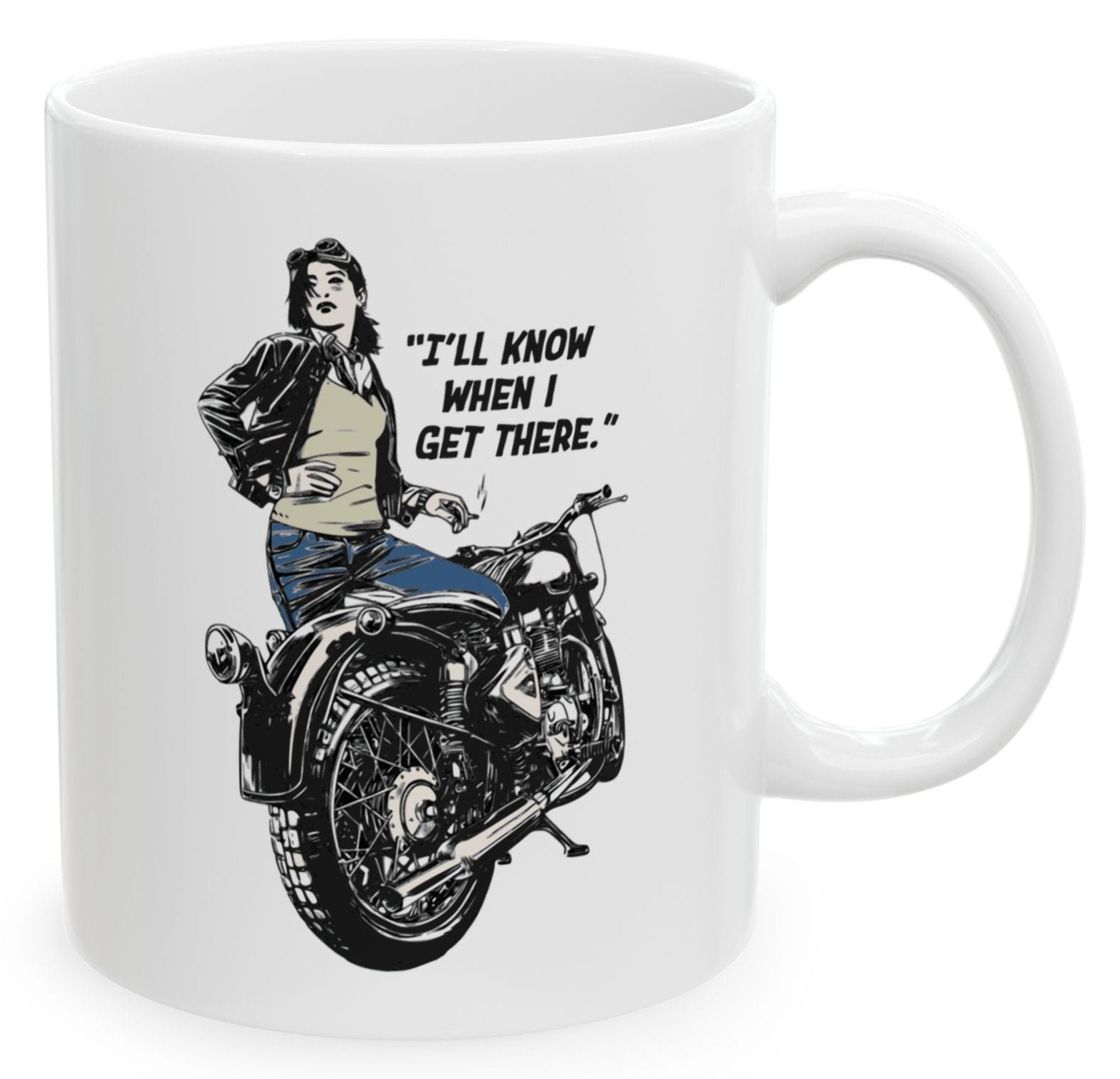 Motorcycle mug